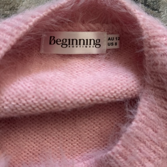 Beginning Boutique Hyla Cardigan in Pink - Picture 3 of 3